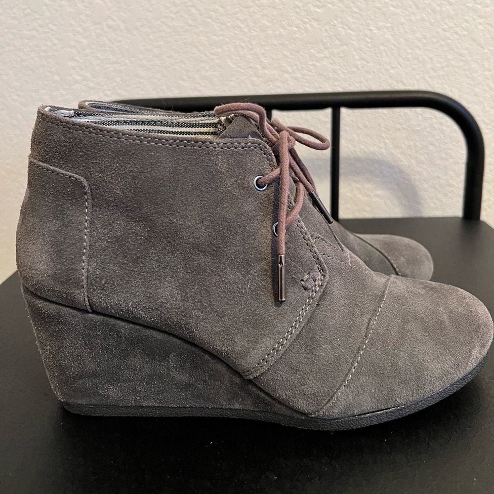 TOMS Wedge Bootie